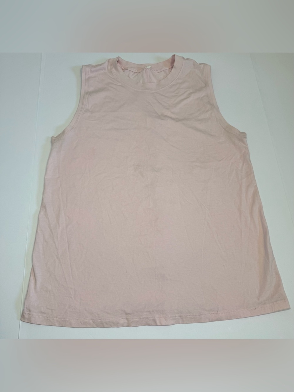 Lululemon All Yours Tank Top Light Pink Pastel Muscle Tee 10